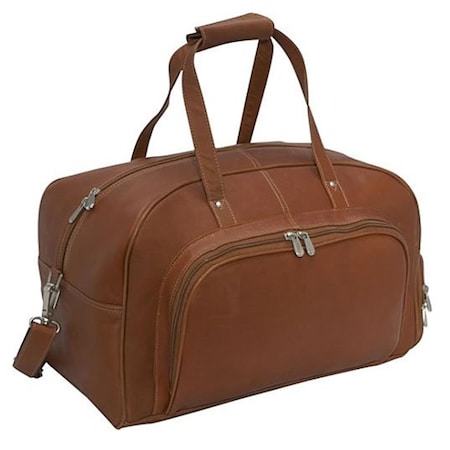 Piel Leather Deluxe Carry-On Duffel - Saddle 2358